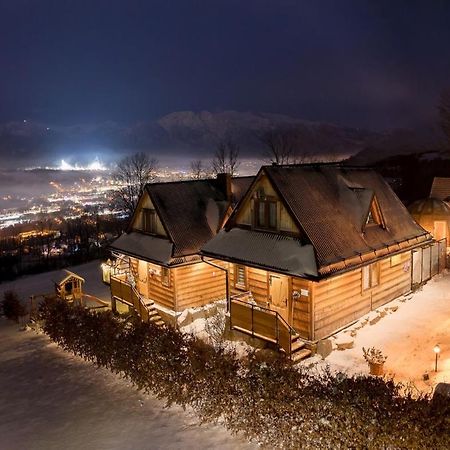 Domki Widokowe Wooden Luxury Chalet & Jacuzzi Zab Exterior photo