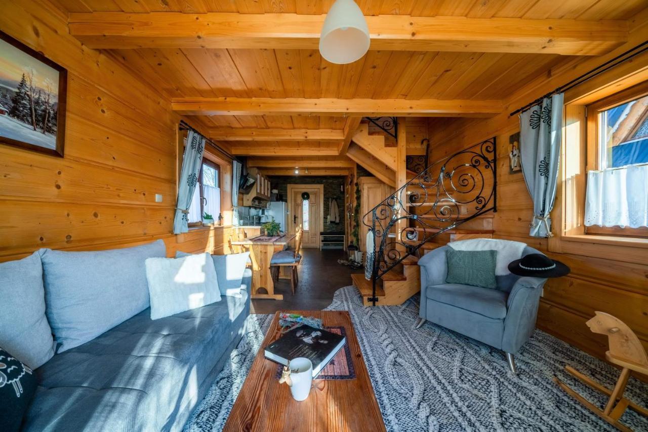 Domki Widokowe Wooden Luxury Chalet & Jacuzzi Zab Exterior photo