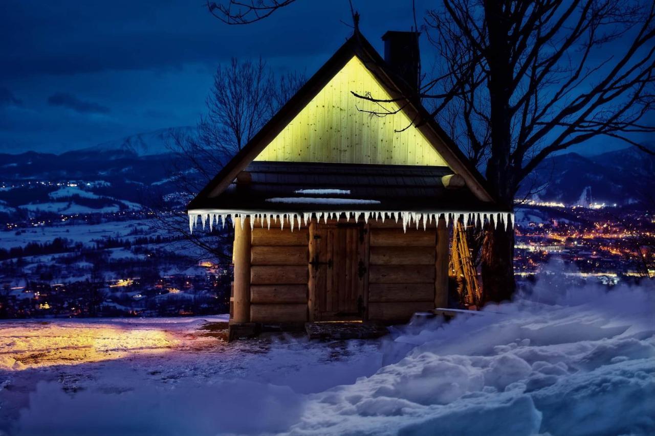 Domki Widokowe Wooden Luxury Chalet & Jacuzzi Zab Exterior photo
