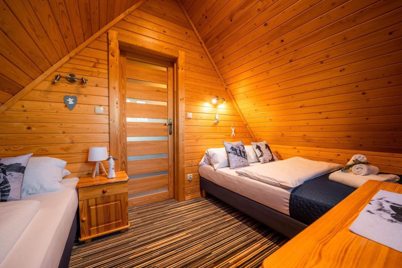 Domki Widokowe Wooden Luxury Chalet & Jacuzzi Zab Exterior photo